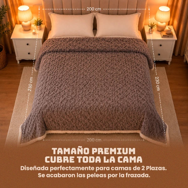 AlpenLuxe™ Frazada Premium - 2 Plazas - 200x230cm