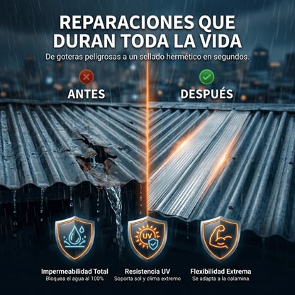 Cinta Impermeable - Sella Goteras y Filtraciones al Instante
