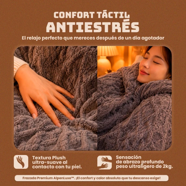 AlpenLuxe™ Frazada Premium - 2 Plazas - 200x230cm