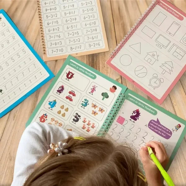 Set de 4 Libros Mágicos + Cuaderno Digital de Caligrafía Avanzada 🎁