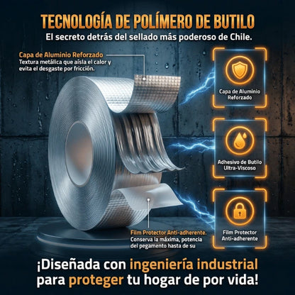 Cinta Impermeable - Sella Goteras y Filtraciones al Instante
