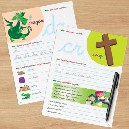 Set de 4 Libros Mágicos + Cuaderno Digital de Caligrafía Avanzada 🎁
