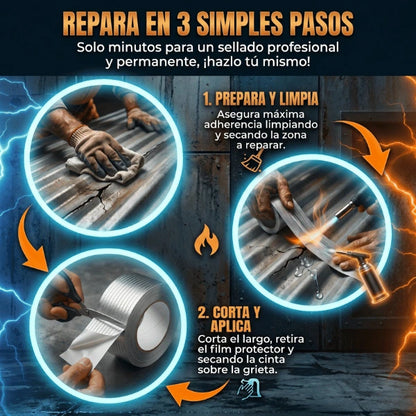 Cinta Impermeable - Sella Goteras y Filtraciones al Instante