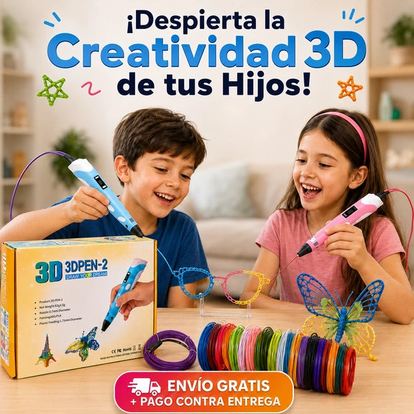 Creakids 3D Studio - Lápiz 3D Creativo para Niños
