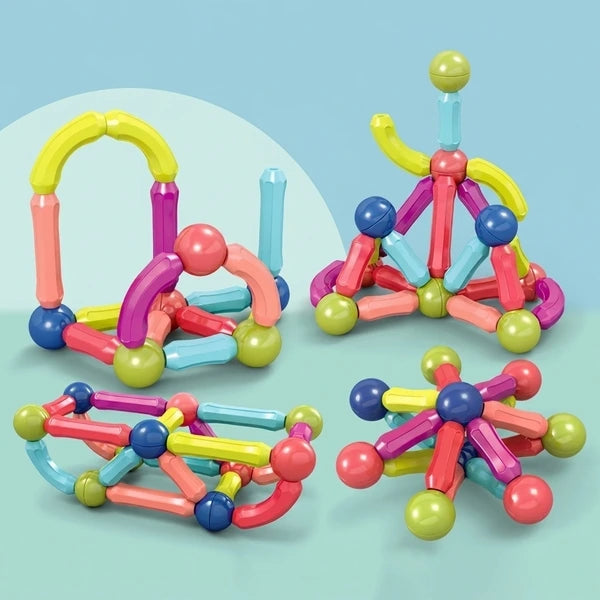 Juego de Bloques Magnéticos 64 Pcs