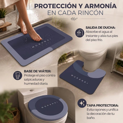 Set 3x1 de Baño - Diseño elegante, protección y seguridad