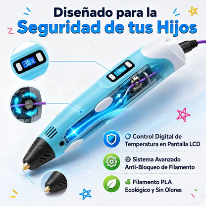 Creakids 3D Studio - Lápiz 3D Creativo para Niños
