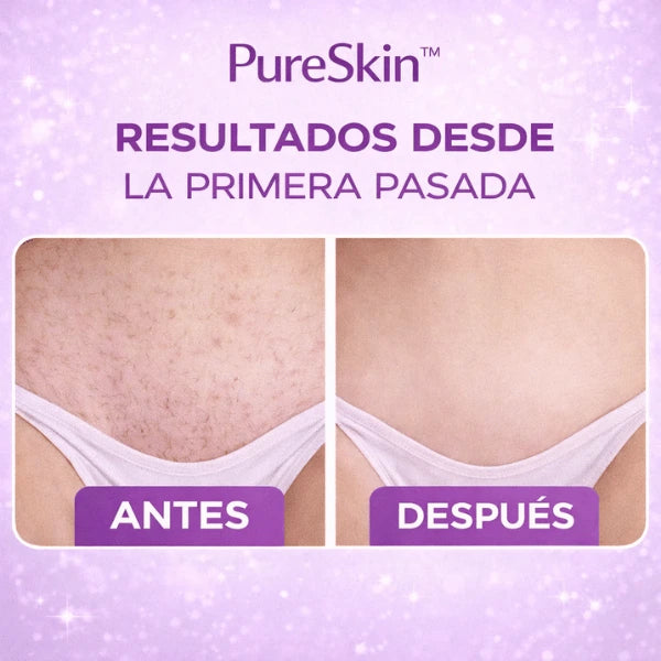PureSkin - Depilación 2 en 1 para Zonas Delicadas