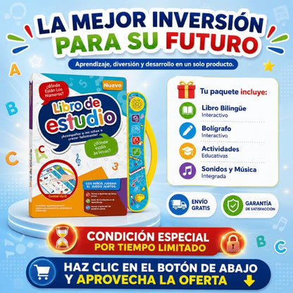 Libro Interactivo Bilingue Para Ninos (Español e Inglés)