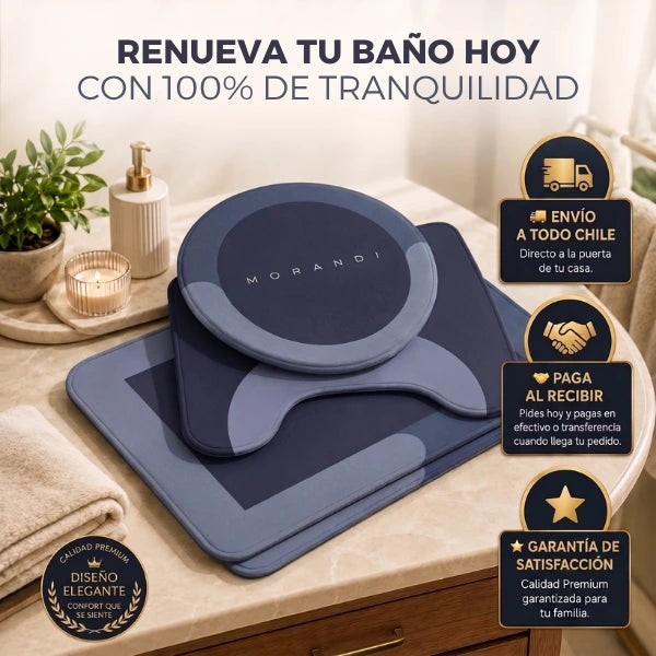 Set 3x1 de Baño - Diseño elegante, protección y seguridad