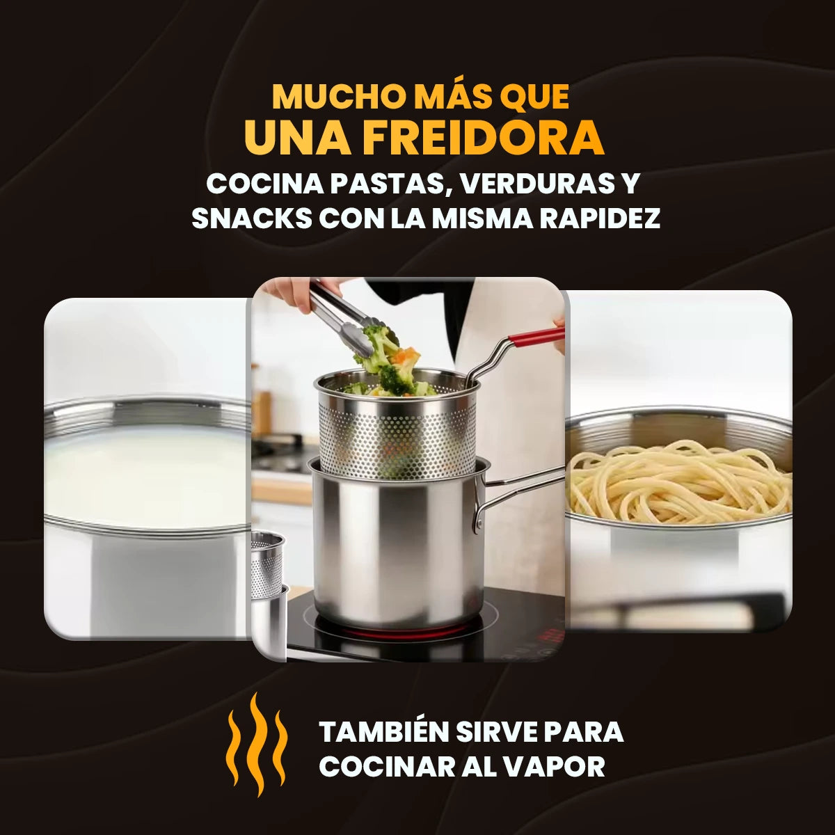 Olla Acero Inoxidable Easyfryer