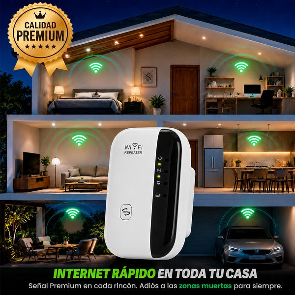 Repetidor y Amplificador Señal Wifi