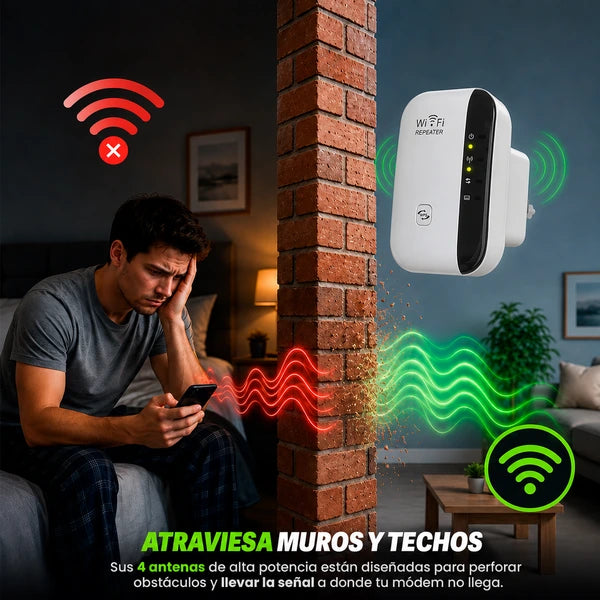 Repetidor y Amplificador Señal Wifi