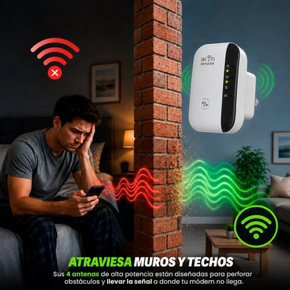 Repetidor y Amplificador Señal Wifi