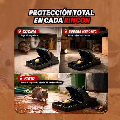 MasterTrap - Pack 3 Trampa Para Ratones