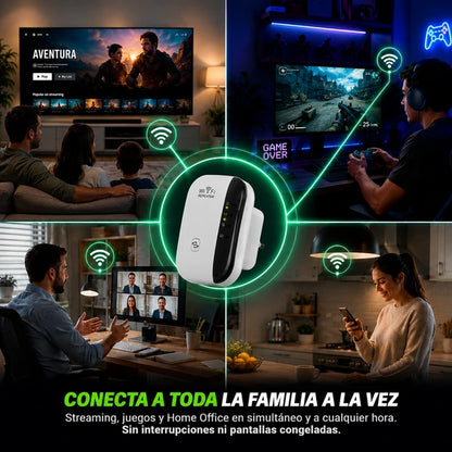 Repetidor y Amplificador Señal Wifi