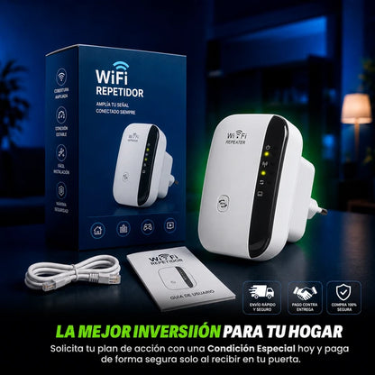 Repetidor y Amplificador Señal Wifi