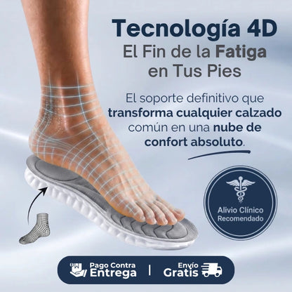 Plantilla Ortopédica 4D - Nube de Confort